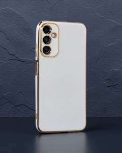 Samsung Galaxy A05s Kılıf Volet Silikon - Beyaz