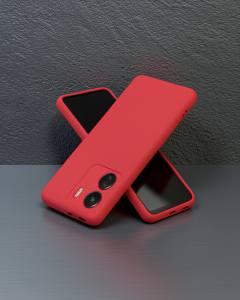 Xiaomi Redmi 13c Kılıf First Silikon - Kırmızı