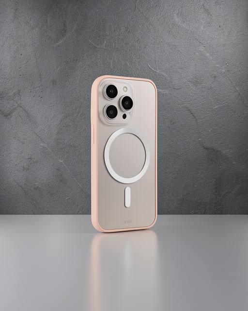 Apple İphone 14 Pro Max Kılıf Grand Magneticsafe Kapak - Pembe