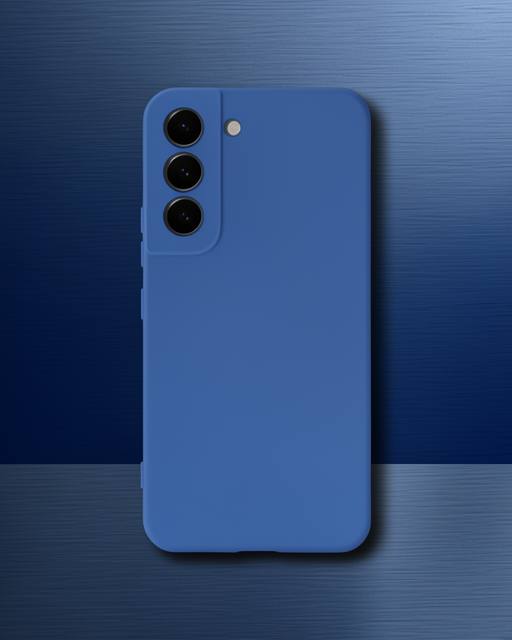 Samsung Galaxy S23 Kılıf Nano İçi Kadife Silikon - Mavi