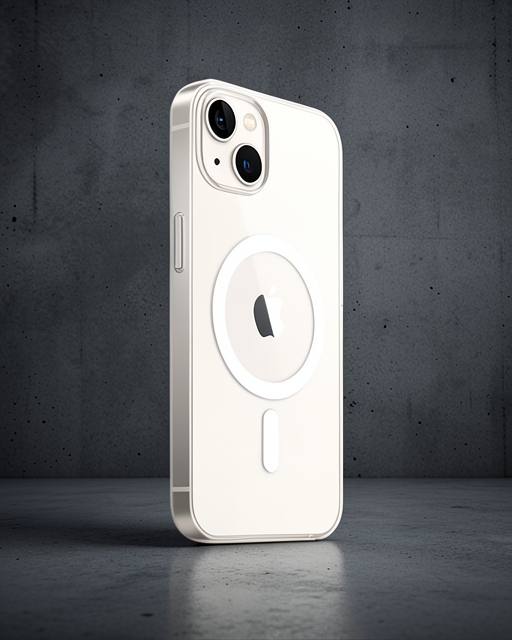 Apple İphone 15 Plus Kılıf Magneticsafe Şeffaf Silikon - Şeffaf
