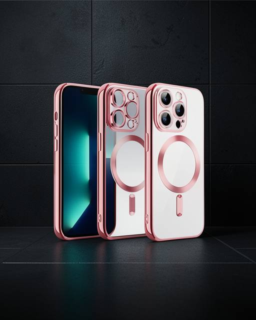 Apple İphone 12 Pro Kılıf Kross Magneticsafe Kapak - Rose