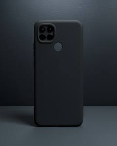 Oppo A15 Kılıf Nano İçi Kadife Silikon - Siyah