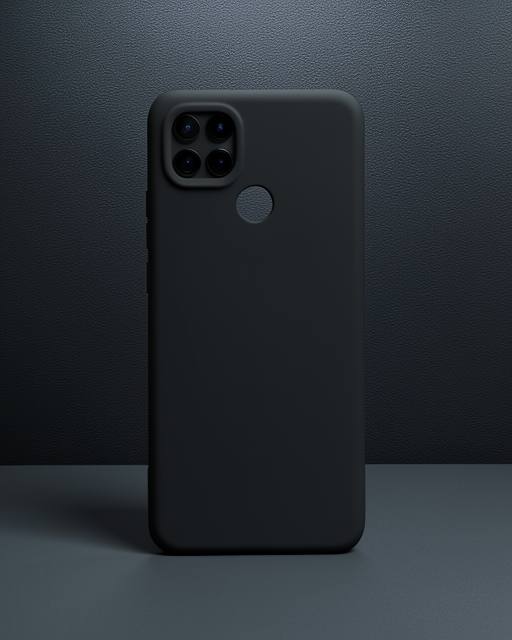 Oppo A15 Kılıf Nano İçi Kadife Silikon - Siyah