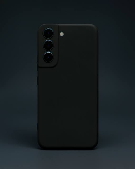 Samsung Galaxy S23 Kılıf Nano İçi Kadife Silikon - Siyah