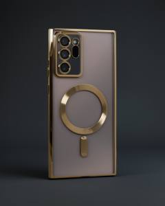 Samsung Galaxy Note 20 Ultra Kılıf Kross Magneticsafe Kapak - Gold