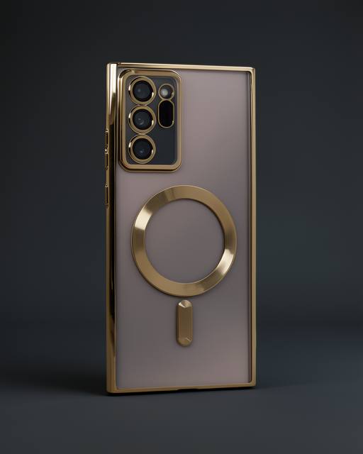 Samsung Galaxy Note 20 Ultra Kılıf Kross Magneticsafe Kapak - Gold