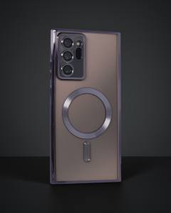 Samsung Galaxy Note 20 Ultra Kılıf Kross Magneticsafe Kapak - Mor