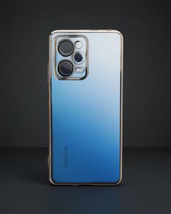 Xiaomi Redmi Note 12 Pro 5g Kılıf Razer Lensli Silikon - Gold