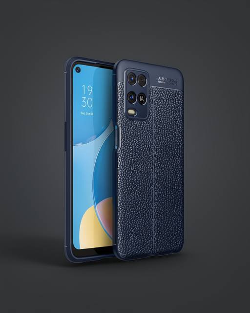 Oppo A54 4g Kılıf Auto Focus Kapak - Lacivert
