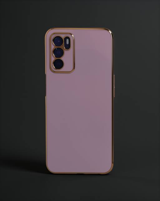 Oppo A16 Kılıf Volet Silikon - Mor