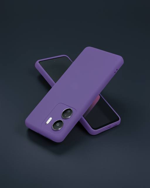 Xiaomi Redmi 13c Kılıf First Silikon - Mor