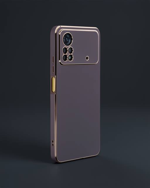 Xiaomi Poco X4 Pro 5g Kılıf Volet Silikon - Mor
