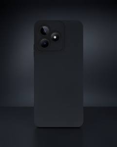 Realme C53 Kılıf Nano İçi Kadife Silikon - Siyah