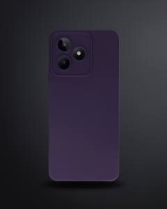 Realme C53 Kılıf Nano İçi Kadife Silikon - Mor