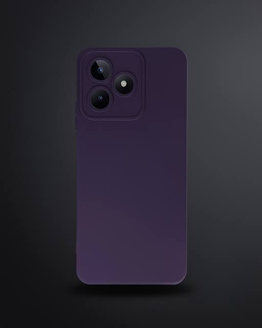 Realme C53 Kılıf Nano İçi Kadife Silikon - Mor