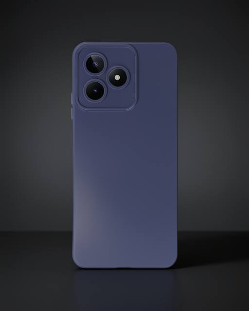 Realme C53 Kılıf Nano İçi Kadife Silikon - Lacivert