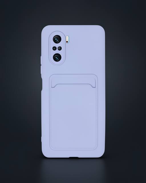 Xiaomi Mi 11i Kılıf Kelvin Kartvizitli Silikon - Lila