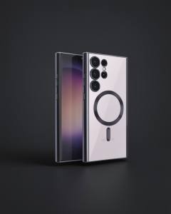 Samsung Galaxy S24 Ultra Kılıf Kross Magneticsafe Kapak - Mor