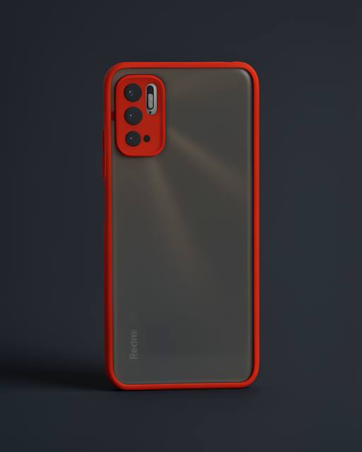 Xiaomi Redmi Note 10 5g Kılıf Montreal Silikon Kapak - Kırmızı