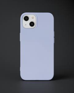 Apple İphone 14 Kılıf Nano İçi Kadife Silikon - Lila