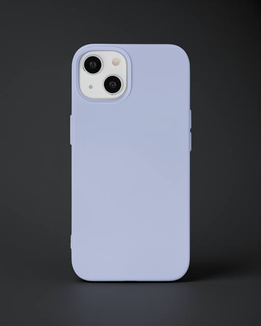 Apple İphone 14 Kılıf Nano İçi Kadife Silikon - Lila