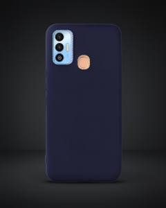 Tecno Spark 7t Kılıf First Silikon - Lacivert