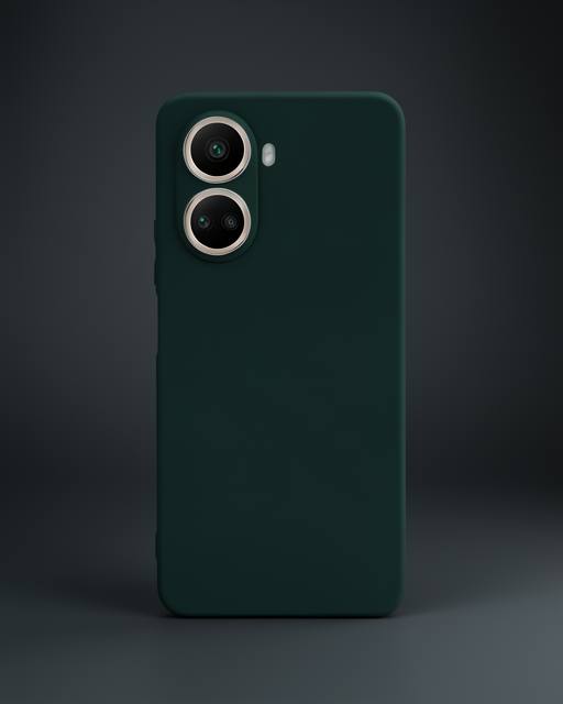 Huawei Nova 10 Se Kılıf First Silikon - Koyu Yeşil