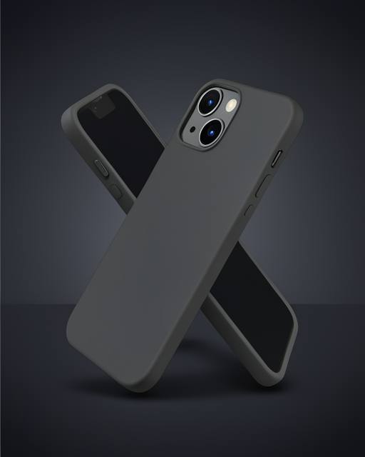 Apple İphone 13 Mini Kılıf First Silikon - Siyah
