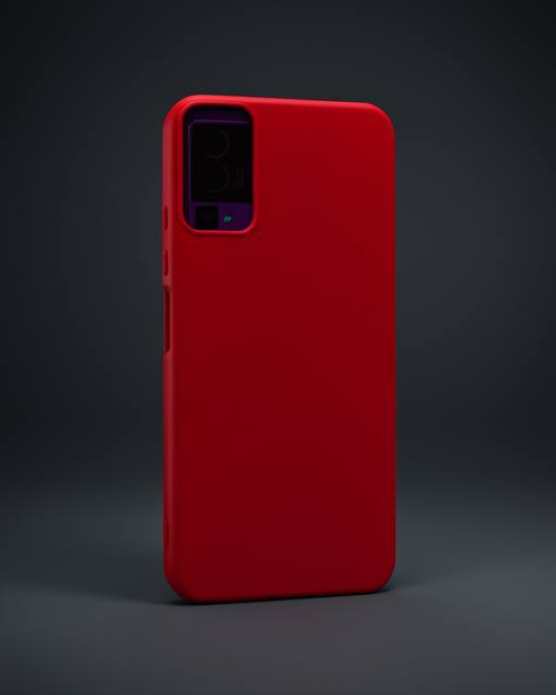 General Mobile Gm 23 Kılıf First Silikon - Kırmızı