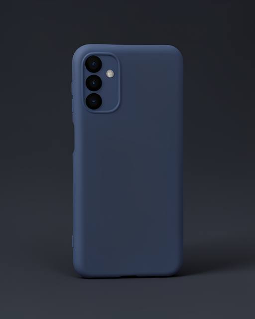 Samsung Galaxy A04s Kılıf Nano İçi Kadife Silikon - Lacivert