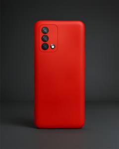 Oppo A74 4g Kılıf Nano İçi Kadife Silikon - Kırmızı
