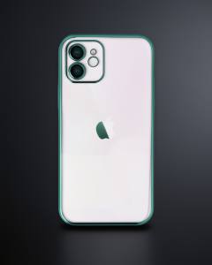 Apple İphone 11 Kılıf Razer Lensli Silikon - Yeşil
