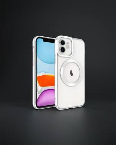 Apple İphone 11 Kılıf Kross Magneticsafe Kapak - Gümüş