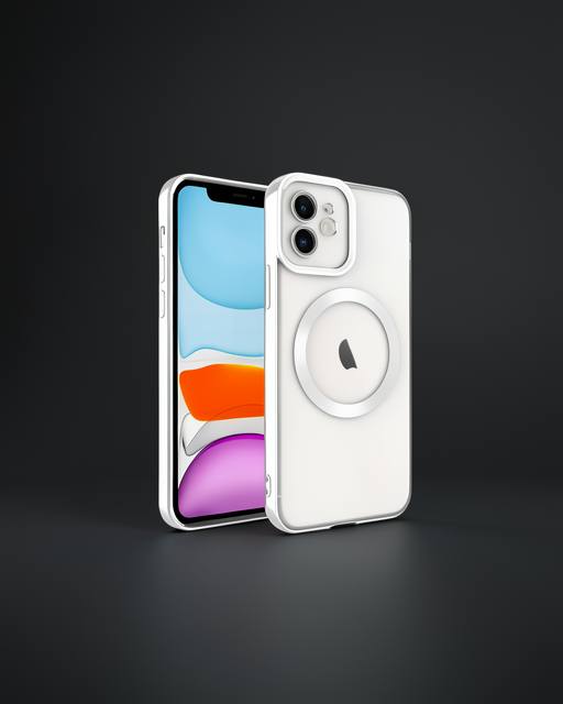 Apple İphone 11 Kılıf Kross Magneticsafe Kapak - Gümüş