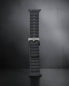 Apple Watch 42mm Magnus Mıknatıslı Silikon Kordon (saat Değildir) - Siyah