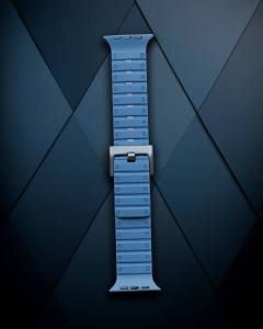 Apple Watch 42mm Magnus Mıknatıslı Silikon Kordon (saat Değildir) - Mavi