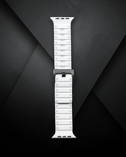 Apple Watch 42mm Magnus Mıknatıslı Silikon Kordon (saat Değildir) - Gri