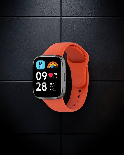 Xiaomi Redmi Watch 3 Active Klasik Kordon - Turuncu