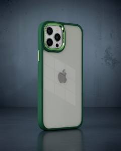 iPhone 12 Pro Max Kılıf Dora Kapak - Haki Yeşil
