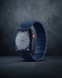 Apple Watch 45mm Carbon Steel Kordon (saat Değildir) - Lacivert