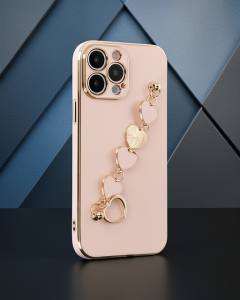 Apple İphone 13 Pro Kılıf Esila Silikon - Pudra
