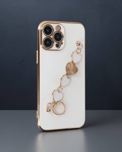 Apple İphone 13 Pro Max Kılıf Esila Silikon - Beyaz