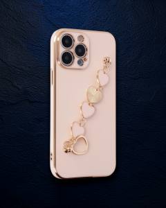 Apple İphone 13 Pro Max Kılıf Esila Silikon - Pudra