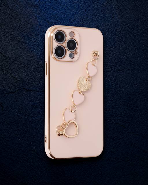 Apple İphone 13 Pro Max Kılıf Esila Silikon - Pudra