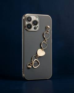 Apple İphone 13 Pro Max Kılıf Esila Silikon - Gri