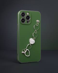 Apple İphone 13 Pro Max Kılıf Esila Silikon - Su Yeşili