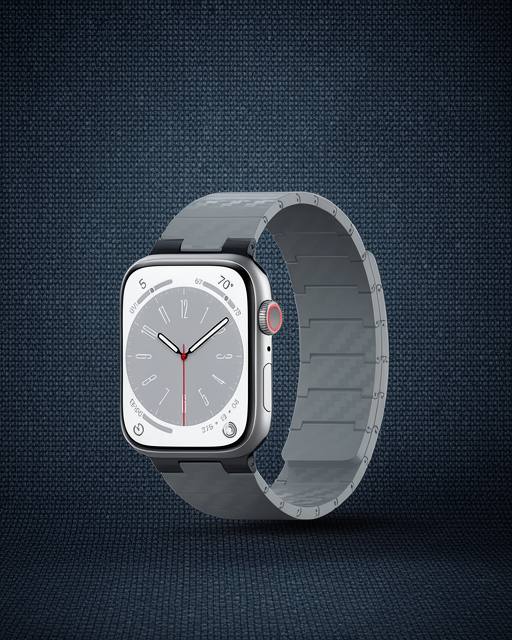Apple Watch 45mm Carbon Steel Kordon (saat Değildir) - Yıldız Işığı
