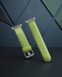 Apple Watch 38mm Jelly Silikon Kordon (saat Değildir) - Yeşil