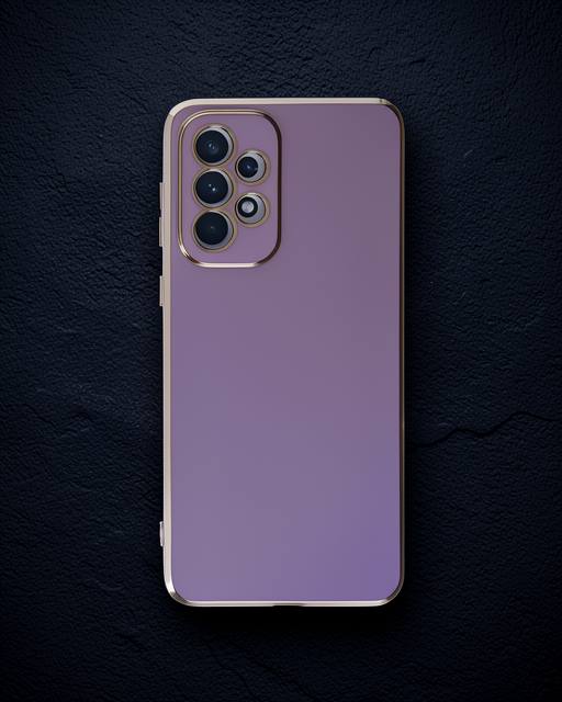 Samsung Galaxy A73 5G Kılıf Volet Silikon - Mor